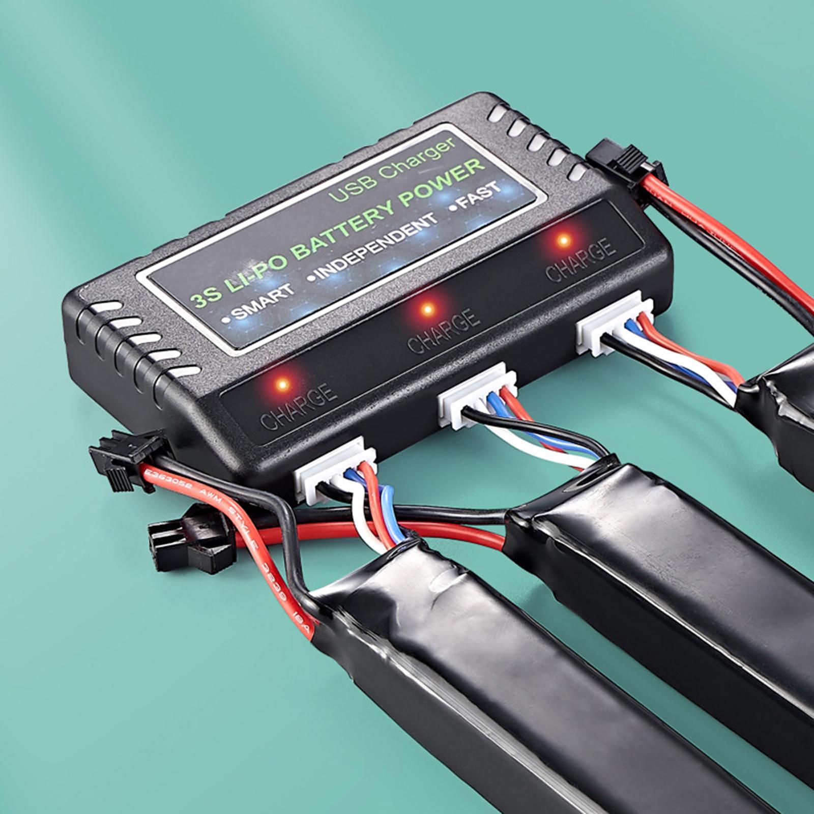 Üç Yuvalı 3S Lipo Pil Şarj Kut - Drone Battery 3S incelemesi ve fiyatı