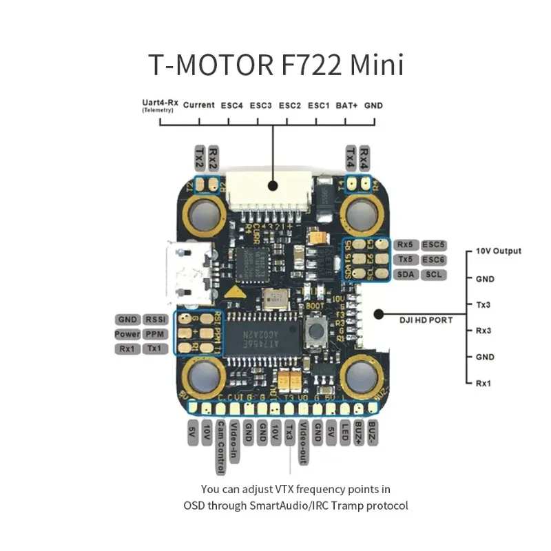 T-Motor MINI F7 FC ve F45A ESC - Betaflight Fc F7 incelemesi ve fiyatı
